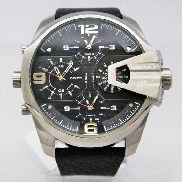 New Diesel DZ7376 Uber Chief ridescent 4-TimeBlk